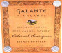 Galante Vineyards Blackjack Pasture Cabernet Sauvignon 2004 Front Label