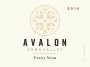 Avalon Edna Valley Pinot Noir 2014  Front Label