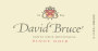 David Bruce Santa Cruz Mountain Pinot Noir 2007  Front Label