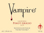 Vampire Vineyards Pinot Grigio 2015  Front Label