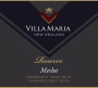 Villa Maria Reserve Merlot 2013  Front Label