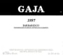 Gaja Barbaresco 1997  Front Label