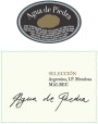 Agua de Piedra Seleccion Malbec 2019  Front Label