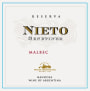 Nieto Senetiner Reserva Malbec 2015  Front Label