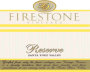 Firestone Vintage Reserve Red 2002  Front Label