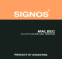 Bodegas Callia Signos Malbec 2015  Front Label