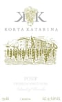 Korta Katarina Winery Posip 2015  Front Label