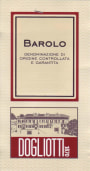 Dogliotti 1870 Barolo 2013  Front Label