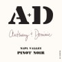 Anthony & Dominic Napa Valley Pinot Noir 2013  Front Label