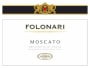 Folonari Moscato 2012 Front Label