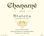 Chaname Statera 2013  Front Label