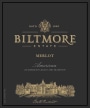 Biltmore Estate Merlot 2016  Front Label