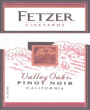 Fetzer Valley Oaks Pinot Noir 2005  Front Label