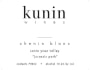 Kunin Jurassic Park Natural Chenin Blanc 2016  Front Label