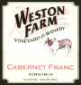 Weston Farm Vineyard & Winery Cabernet Franc 2011 Front Label