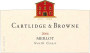 Cartlidge & Browne Merlot 2006 Front Label