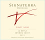 Benziger La Reyna Pinot Noir 2013  Front Label