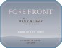 Forefront by Pine Ridge Pinot Noir 2008  Front Label