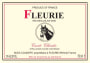 Clos de la Roilette Fleurie Cuvee Christie 2018  Front Label