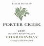 Porter Creek George's Hill Vineyard Chardonnay 2008 Front Label