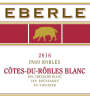 Eberle Cotes-du-Robles Blanc 2016 Front Label
