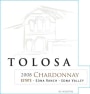 Tolosa Winery Estate Chardonnay 2008  Front Label