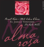 Alma Rosa Mt. Eden Clone El Jabali Vineyard Pinot Noir 2009 Front Label
