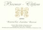 Brewer-Clifton Rancho Santa Rosa Chardonnay 2003 Front Label