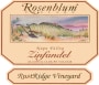 Rosenblum Cellars RustRidge Vineyard Zinfandel 2002  Front Label