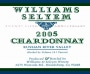 Williams Selyem Russian River Valley Chardonnay 2005  Front Label