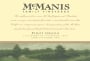 McManis Family Vineyards Pinot Grigio 2004 Front Label