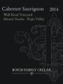 Boich Family Cellar Wall Road Vineyard Cabernet Sauvignon 2014 Front Label