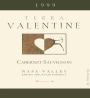 Terra Valentine Spring Mountain District Cabernet Sauvignon 1999 Front Label