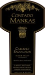 Mankas Hills Vineyards Contado Mankas Cabernet Sauvignon 2011 Front Label