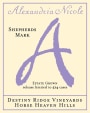 Alexandria Nicole Cellars Shepherds Mark White 2015 Front Label