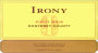 Irony Monterey Pinot Noir 2006  Front Label