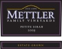 Mettler Family Vineyards Petite Sirah 2009 Front Label