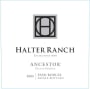 Halter Ranch Ancestor Estate Reserve 2003  Front Label