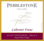 Pebblestone Cellars Ellis Vineyards Block 3 Cabernet Franc 2010 Front Label