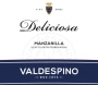 Valdespino Manzanilla Deliciosa Sherry (375ML half-bottle)  Front Label