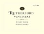 Rutherford Vintners Pinot Noir 2013  Front Label