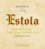 Bodegas Ayuso Estola Tinto Reserva 2014  Front Label