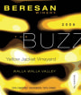 Beresan Winery The Buzz Yellow Jacket Vineyard Red 2006 Front Label