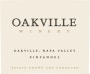 Oakville Winery Zinfandel 2015  Front Label