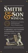 Smith & Son Wine Co. Alexander Valley Cabernet Sauvignon 2015 Front Label