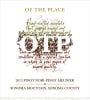 Tandem Wines Of The Place Sonoma Mountain Pinot Noir-Pinot Meunier 2015  Front Label