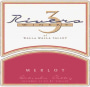 Three Rivers Columbia Valley Merlot 2002 Front Label