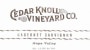 Palmaz Cedar Knoll Vineyard Cabernet Sauvignon 2002 Front Label