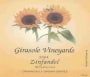 Girasole Vineyards Zinfandel 2004  Front Label