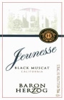 Baron Herzog Jeunesse Black Muscat 2009 Front Label